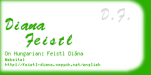 diana feistl business card